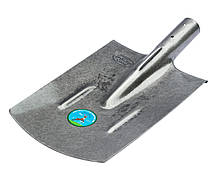 Лопата копальна прямокутна (траншейна) робоча частина (21х30 см 1.5 мм) із рейкової сталі (Reindeer)