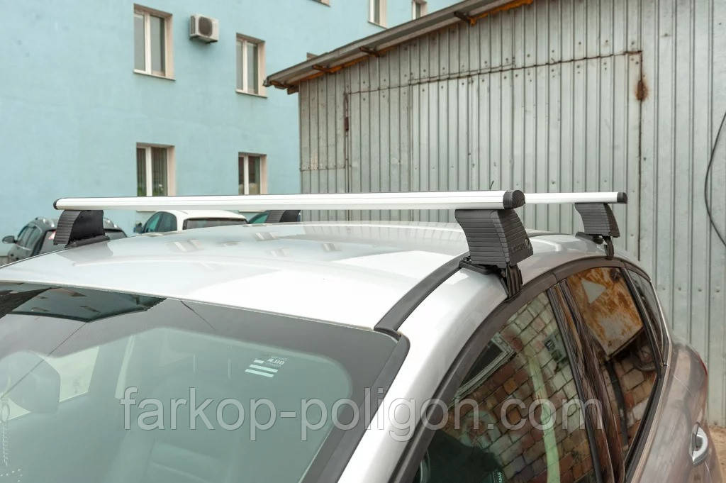 Перемички на гладку дах (2 шт, Asaf V4) для Seat Toledo 2005-2012 рр