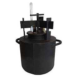 Автоклав Газовий TOP-10, Горловина 15,9 см (10 банок 0.5 л или 5 банок 1л), Вуглецева сталь