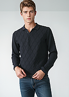 Светр чоловічий Ferraro 3807-G синій Розміри L(48/50)