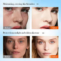 Сонцезахисний кушон Sadoer Whiten Hydrate Sunscreen Air Cushion SPF60+, 12г, фото 6