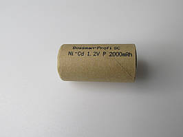 Промисловий акумулятор Bossman Ni-CD CS2000P 1.2V 2000mAh