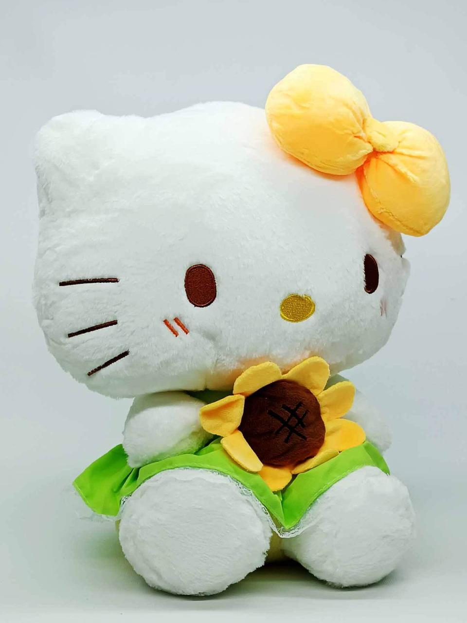 М'яка іграшка Hello Kitty 38 см у сукні - плюшева кішечка M18000