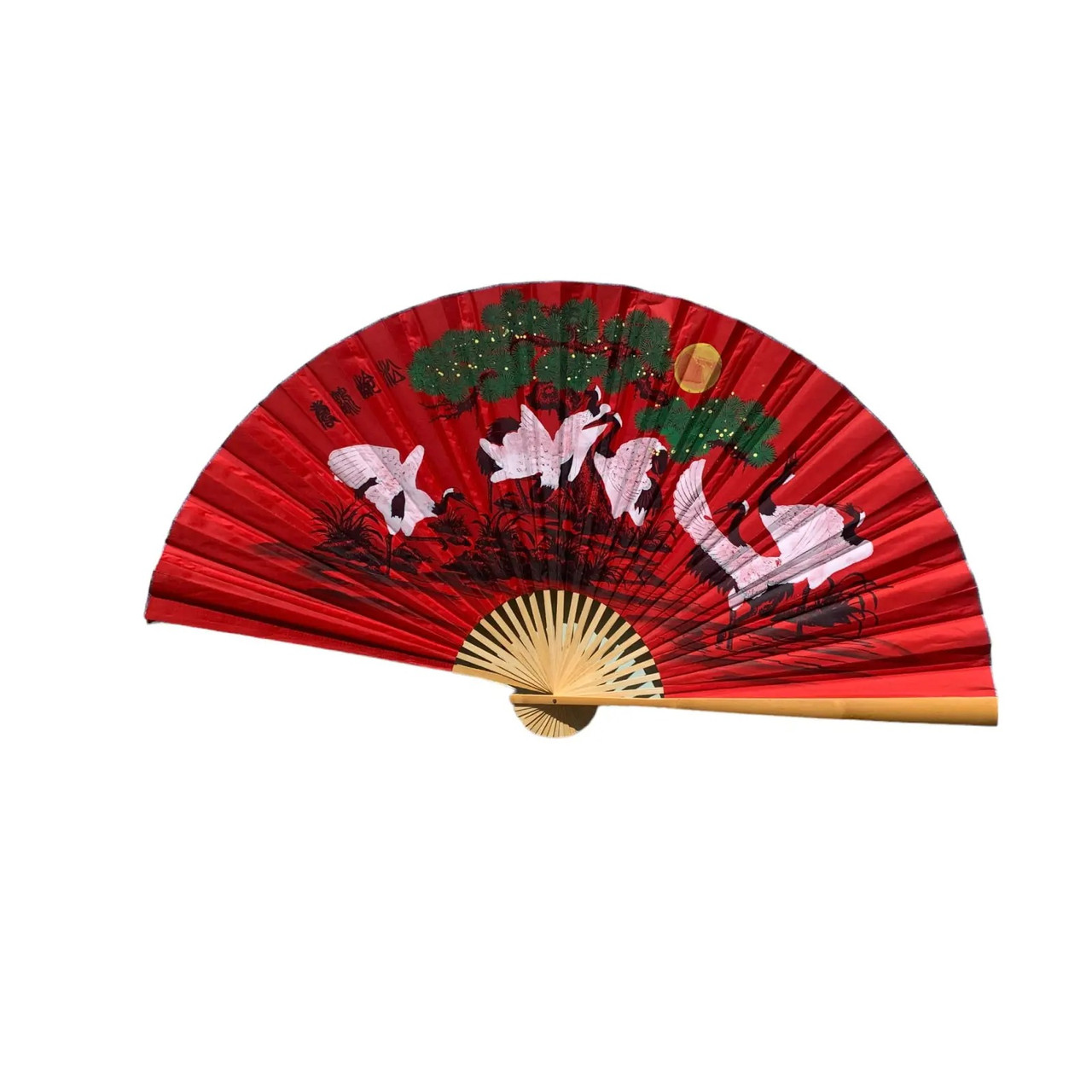 Віяло китайський на стіну Журавлі, фото 1