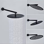 Душова система прихованого монтажу FUTURA FHY-98 Black Чорна матова, фото 3