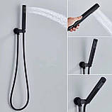 Душова система прихованого монтажу FUTURA FHY-98 Black Чорна матова, фото 4