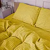 Постільна білизна страйп сатин Mio Mare лимонний, фото 5