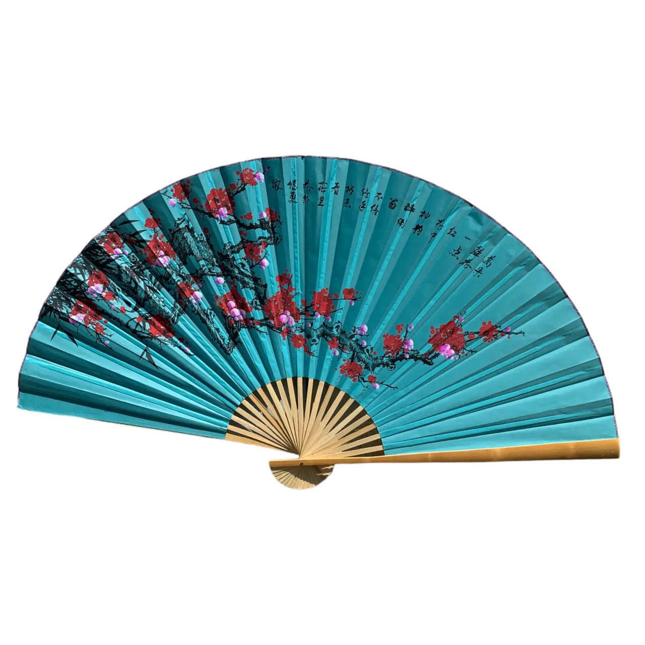 Віяло з тканини настінний із малюнком Сакура, фото 1