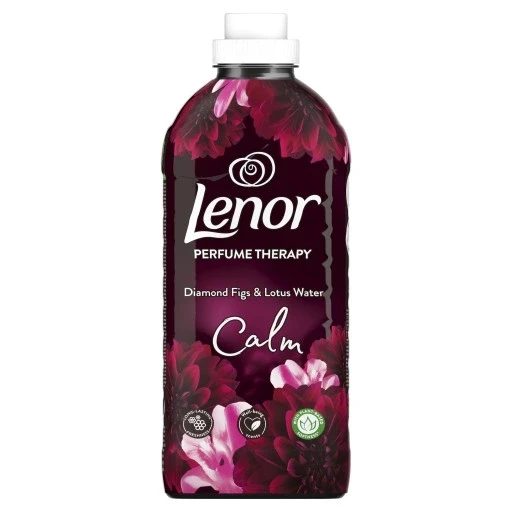 Набір з 4 шт. Рідина для полоскання тканини Lenor фіги лотосова вода 48 полоскань 1,2 л, фото 1