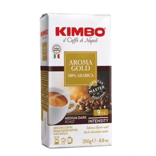 Набір з 4 шт. Kimbo Aroma Gold 250г мелена кава, фото 1
