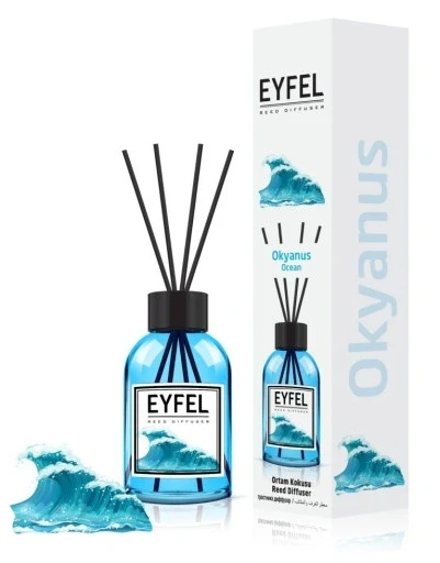 Набір з 4 шт. Ocean Eiffel аромати для будинку палички 120ml, фото 1