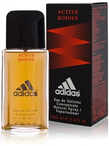 Набір з 2 шт. Adidas Active Bodies Edt 100ml концентрат парфуму оригінал * чоловічі парфуми