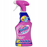 Набір з 3 шт. Vanish плямовивідний спрей для кольорових тканин місцевої дії Oxi Action Pink 500 мл, фото 2