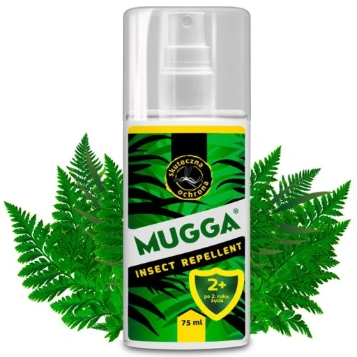 Набір з 3 шт. Mugga спрей 9,5% Deet 75ml проти комарів та кліщів, фото 1