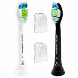 Набір з 2 шт. 2x насадка для зубів Philips Hx6062 Sonicare Diamond Clean для зубної щітки, фото 3