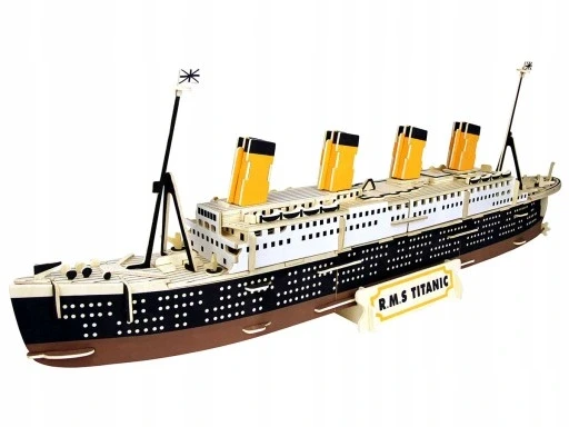 Набір з 2 шт. Корабель "r.m.s Titanic" дерев'яний 3d пазл P396 Sea-land