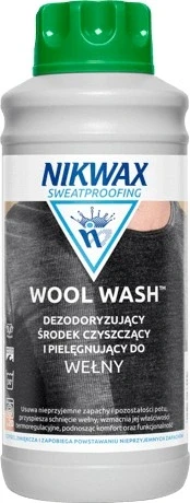 Набір з 2 шт. Nikwax шампунь для прання шерсті чистка вовни Merino Woolwash 1л 1000мл