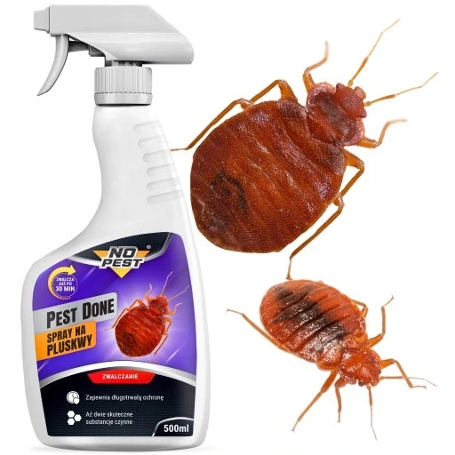 Набір з 3 шт. Приготування спрею проти клопів та їхніх личинок No Pest Pest Done циперметрин 500мл, фото 1