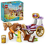 Набір з 2 шт. Lego Disney Princess 43233 карета з казки белли, фото 3