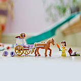 Набір з 2 шт. Lego Disney Princess 43233 карета з казки белли, фото 4