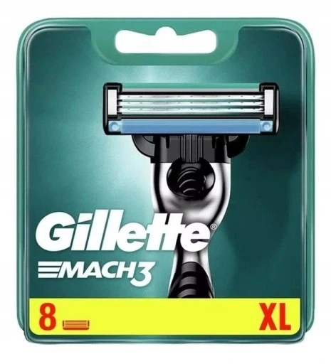Набір з 2 шт. Gillette Mach3 леза для бритви 8шт