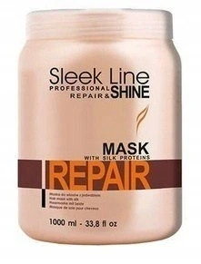 Набір з 3 шт. Стапіз маска Sleek Line Repair з шовком 1л, фото 1