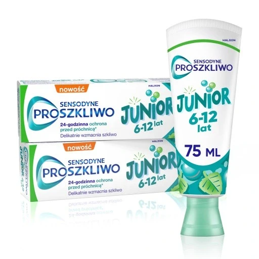 Набір з 3 шт. 2x зубна паста для дітей 6-12 років Sensodyne Enamel з фтором 75 мл, фото 1