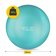 М'яч для пілатесу, йоги, реабілітації 4FIZJO 22 см Mint (P-5905973404877), фото 3
