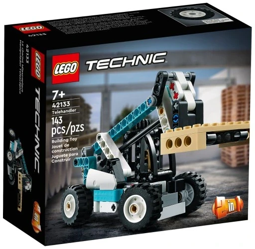 Набір з 2 шт. Lego Technic 42133 телескопічний навантажувач 2в1 аварійна допомога на дорозі 143 деталі 7+