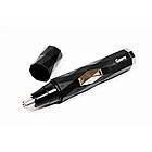 Тример для носа та вух + 2 насадки, від USB, GM-3121 / Бритва тример / Тример акумуляторний, фото 4