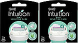 Набір з 2 шт. 6x вставки лез для бритв Wilkinson Intuition Sensitive Care, фото 3