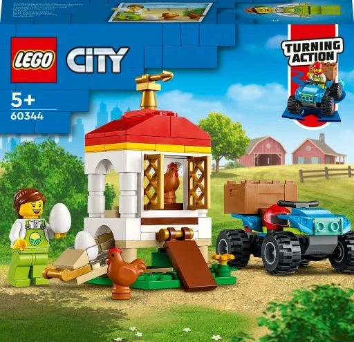 Набір з 2 шт. Lego City курник з курчатами 60344