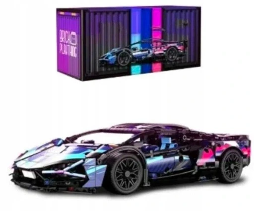 Набір з 2 шт. Набір конструктора Lamborghini Cyberpunk 1314 елем