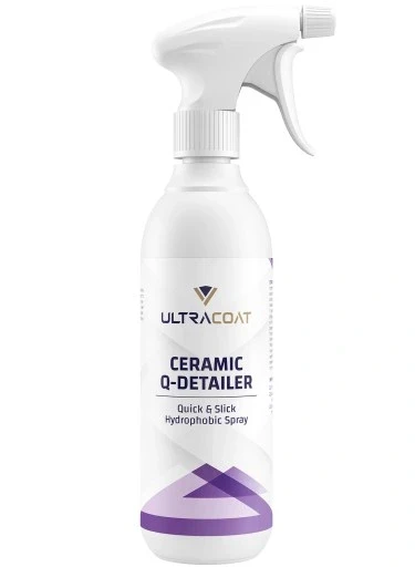 Набір з 2 шт. Ultracoat Ceramic Q-detailer швидкий детейлер з кварцем Sio2 для лаку 0,5л, фото 1