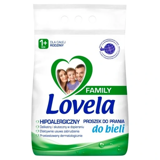 Набір з 2 шт. Lovelа Family порошок для білизни 2,1 кг (28 прань), фото 1