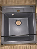 Гранітна мийка Aquasanita - Helika Nova SQN 100 (202 - алюметаллик)