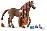Набір з 2 шт. Schleich коні 42582 англійська кінна кобила повної крові для чісання, фото 3