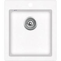 Гранітна кухонна мийка Aquasanita - Helika Simplex SQS 100 алба