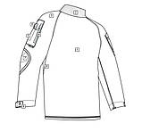 Сорочка бойова тактична Tru-Spec T.R.U. combat shirt, убакс (medium long), фото 2