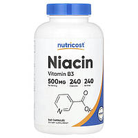 Nutricost, ніацин, 500 мг, 240 капсул