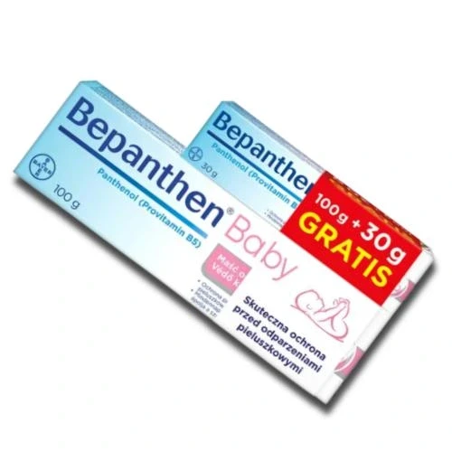 Набір з 2 шт. Bepanthen Baby 100g + 30g безкоштовно промоційна упаковка для опіків 130g