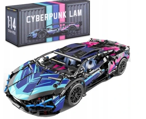 Набір з 2 шт. Великий спортивний автомобіль Lamborghini з конструктора іграшка 1280 елементів