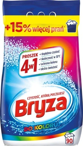 Набір з 2 шт. Bryza 4 в 1 для кольору порошок для прання 90 прань 5,85кг