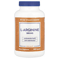 The Vitamin Shoppe, L-аргінін, 500 мг, 300 капсул