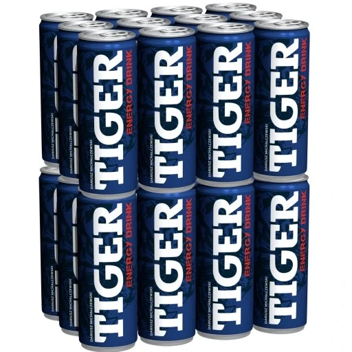 Набір з 2 шт. Енергетичний напій Tiger Energy Drink класичний 24x250мл