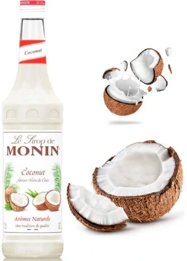 Набір з 2 шт. Сироп кокосовий Monin Coconut 700мл для кави десертів коктейлів