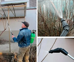 Обприскувач для оброблення рослин Обприскувач механічний 10 л ОП 202 Леміра Обприскувач ручний насос