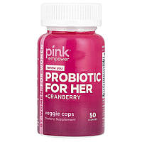 Pink, Probiotic for Her + журавлина, 50 капсул