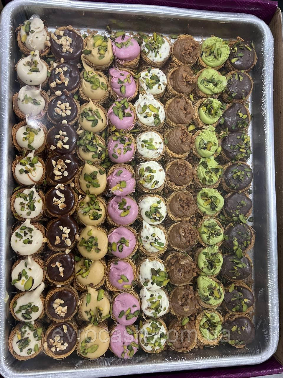 Сет-мікс гніздечок кадаїф Sakirzade Lokunlari 3 кг, фото 1