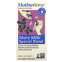 Motherlove, спеціальна суміш для грудного вигодовування, більше молока, 60 капсул із рідиною